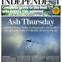 Vulcanic Ash: voorpagina's internationale kranten