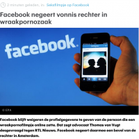 Nee, Facebook negeert de rechter (nog) niet